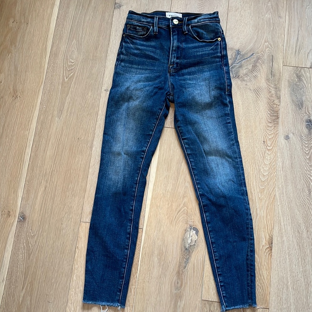 Frame Denim Ali High Rise Cigarette, Size 24